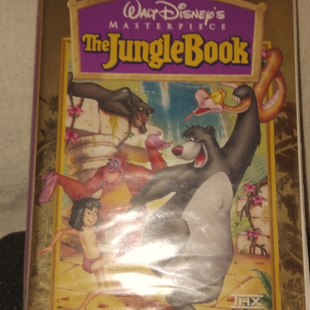 Vintage Disney VHS tapes Jungle Book